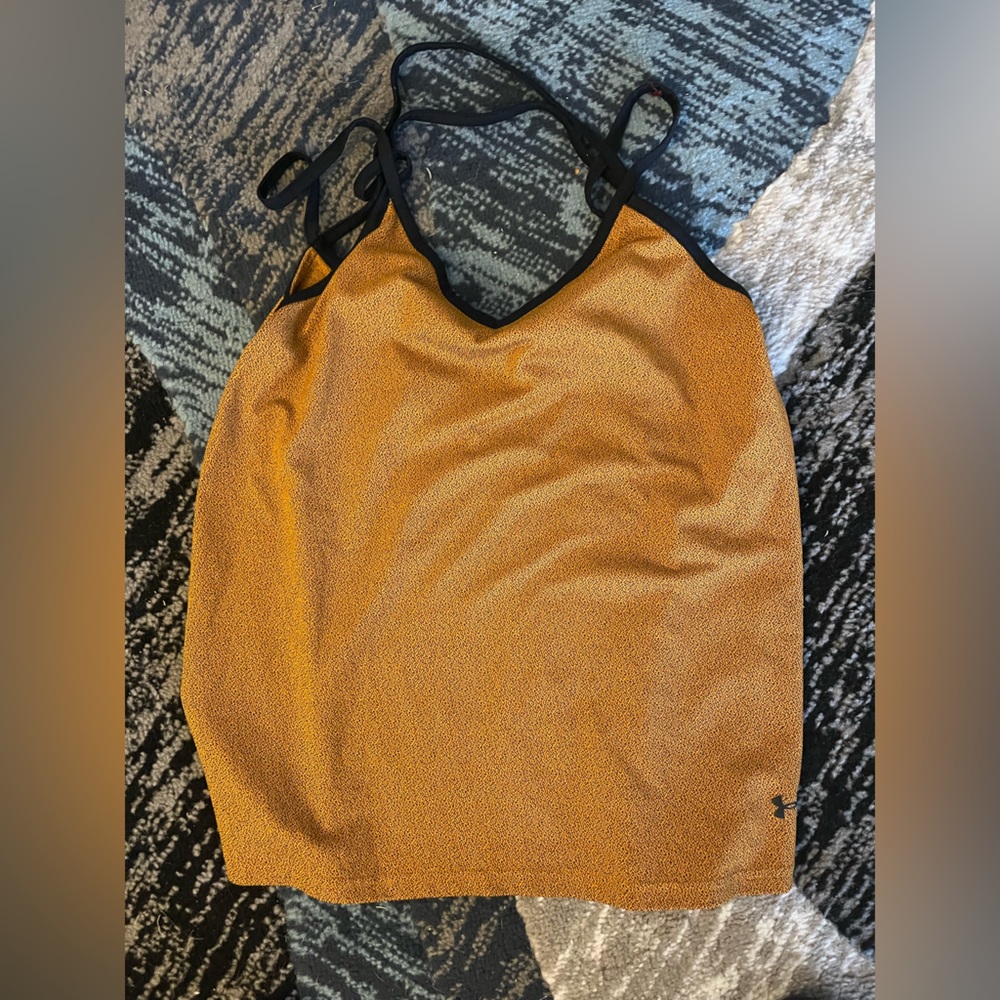 Under Armour Orange and Black Camisole